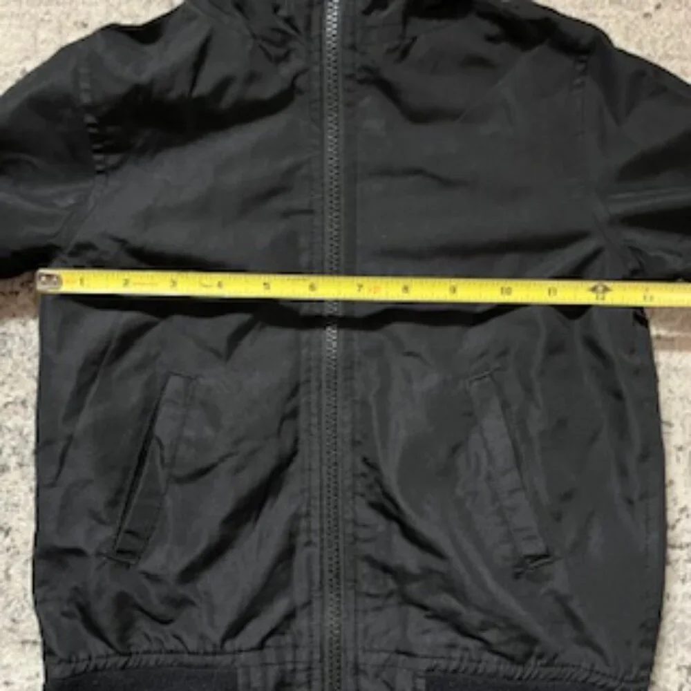 🧡3/15 The Children's Place Black Windbreaker Jacket 4T
